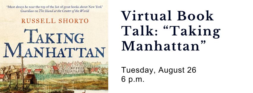 August 26 Virtual Book Talk